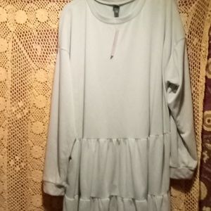 Wild fable XXL pale blue nwt tiered dress / tunic